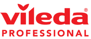 Vileda Professional logo - High-quality cleaning solutions and tools for commercial and industrial hygiene.