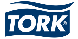 Tork logo - trusted provider of hygiene and cleaning solutions in the Caribbean